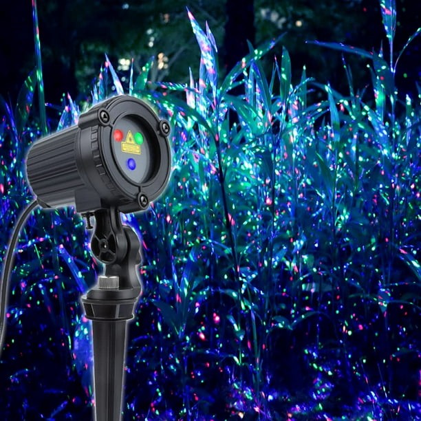 Proyector de jardín exterior CAIYUE con luces láser navideñas