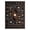 Black Brown, variant on ZACOO 2'x6' Cat Runner Rug, Machine Washable Ultra Thin NonSlip Whimsical Floral Border Carpet for Hallway for Entryway Kitchen, Beige