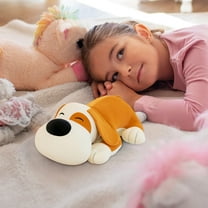 SPOORYYO Very Soft Dog Hugging Body Pillow - Large Puppy Stuffed Animals, Soft Cuddle Shiba Inu & Corgi, Brown/Yellow, Oversized Plush Toy for Kids and Adults, Perfect Gift, 11.8in