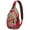 Floral, variant on Fried Egg Breakfast Food Cooking Foodie Lightweight Sling Backpack for Travel and Outdoor Activities