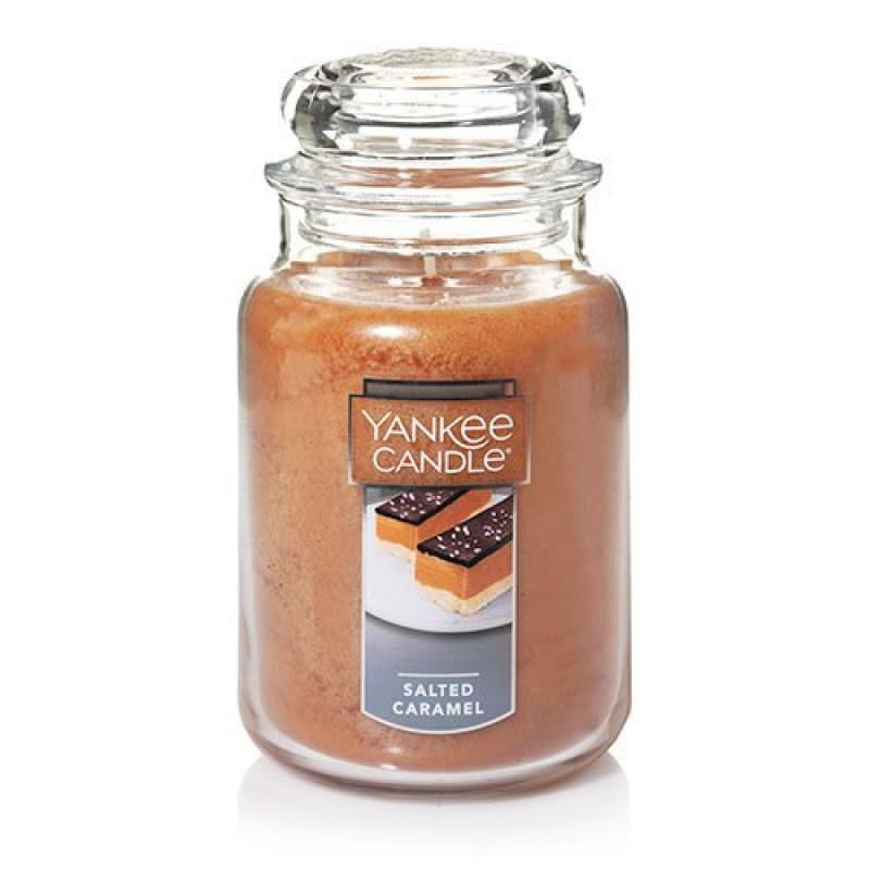 Yankee Candle 22Ounce Jar Candle, Large, Salted Caramel