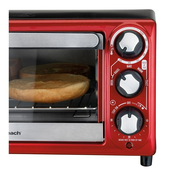 Horno Eléctrico Horno Tostador Hamilton Beach Rojo Horno Tostador
