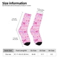 thumbnail image 6 of Uemuo Best Mom ever Pattern Women's Crew Socks, Soft Durable Breathable Moisture-Wicking with Odor Control Cotton socks, 6 of 9