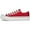Red, variant on Women's Platform White Canvas Shoes - Comfort Lace-Up Fashion Sneakers