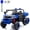 Blue, variant on LUIBAS 24V 4WD 2-Seater Kids Ride on Car with Remote Control, Battery Powered Ride On Truck Electric Vehicle Toys for Boys Girls, 6 Wheels Dump Truck w/Electric Dump Bed, Black