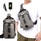 thumbnail image 1 of Mochila bandolera de nailon para hombre y mujer, ideal para senderismo, acampada, excursiones y viajes., 1 of 6
