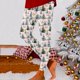 thumbnail image 1 of MKLEKYY Leggings deportivos para mujer Leggings para mujer Leggings de entrenamiento Pantalones con estampado navideño de bloques de color Leggings suaves y elásticos 1036, 1 of 4