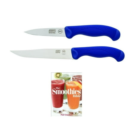 

Hoffritz Commercial Serr and Paring Knives with Smoothies Recipe Book