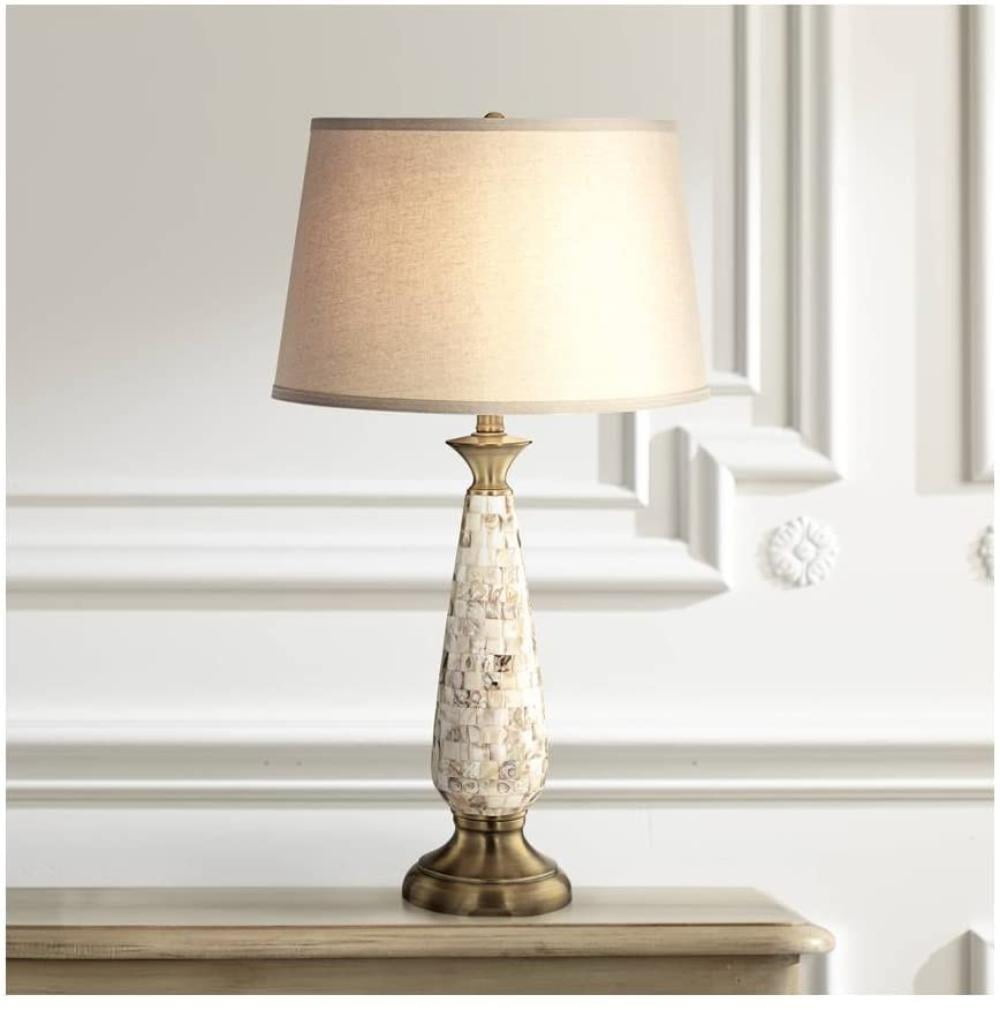 Berach Coastal Traditional Table Lamp, Beach Bedroom Table Lamps
