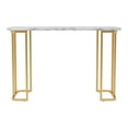 thumbnail image 5 of Furniture of America Musel Faux Marble Top Console Table, White, 5 of 7