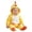 Yellow, variant on Baby Girls Long Sleeve Hooded Zipper Jumpsuit Chicken Costume Toddler Animal Costume Cosplay Costume Kids Halloween Costumes Size 0-18 Months