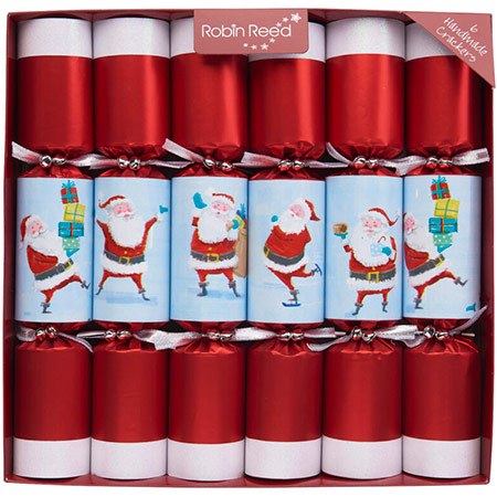 Robin Reed Racing Santa Christmas Crackers - 6 ct with racing Santa toys - Walmart.com - Walmart.com