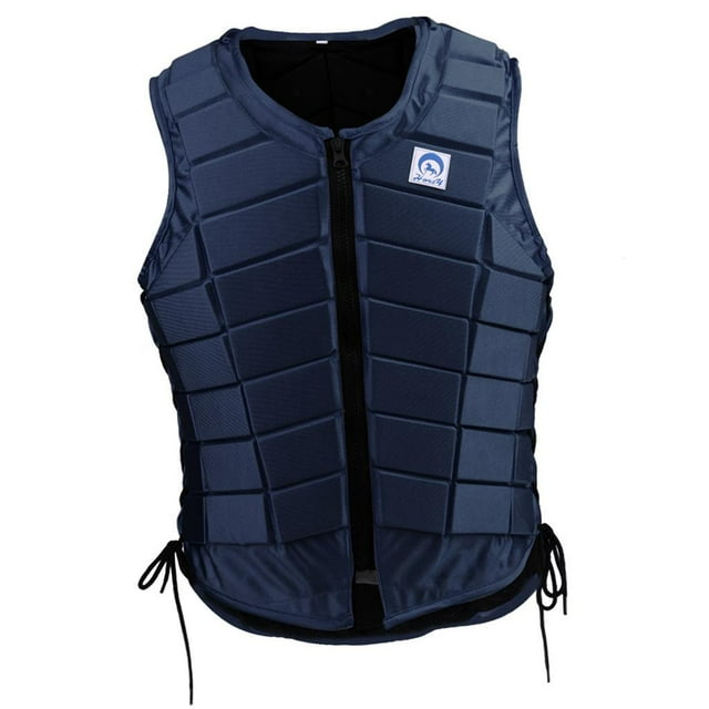Comfortable Horse Riding Equestrian , Protective for Children Kids Adults Zipper Waistcoat, Adjustable - Men XL