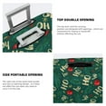 thumbnail image 3 of Kdxio Green Background With Ho Pattern Luggage Cover for Travel,Elastic and Durable,Fits 18-32 Inch,Anti-Scratch Suitcase Protector-No luggage included, 3 of 5