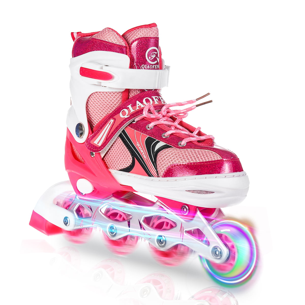 NEW Adjustable Inline Skates Roller Blades Adult Size 8-10.5 Breathable a e 35 
