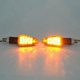 thumbnail image 1 of 1PC Universal LED Motorcycle Turn Signal Light 12v IP68 Waterproof Amber Flasher Indicator Blinker Rear Lights Lamp Accessories, 1 of 4
