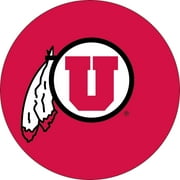 Utah Running Utes DECAL RR 4" Round Vinyl Auto Home Window Glass University of