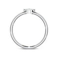 thumbnail image 4 of IGI Certified 0.10 Carat (ctw) Marquise Lab Grown Diamond Solitaire Stackable Engagement Promise Rings For Women In 18K Solid White Gold | F-G, VS-SI Quality 1/10 Ctw Ring Size-4, 4 of 6