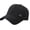 Black, variant on Fashion Cotton Blend Baseball Cap With Sweatband For Casual Outfit Sport Event