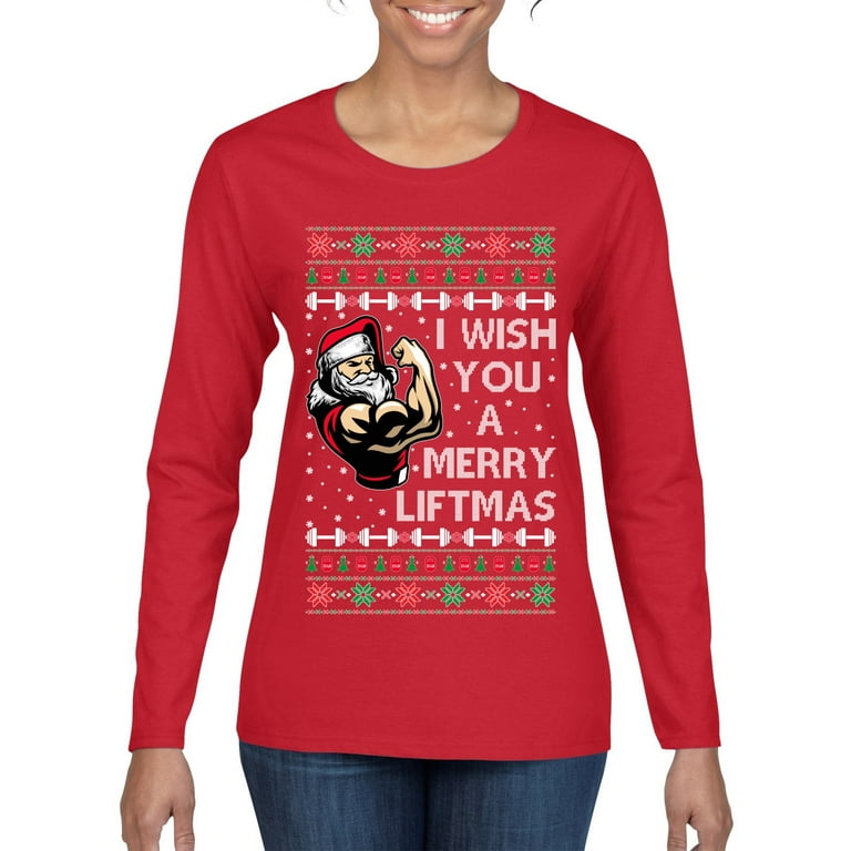 Merry liftmas deals sweater