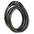 thumbnail image 3 of (3 pack) Brinks Covered 5/16 x 5 feet Flexible Steel Combination Cable Lock, 3 of 10
