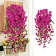 thumbnail image 2 of SSNTSY Hanging Morning Glory Artificial Outdoor Flower Faux Flower Realistic Flower Plant for Outdoor, Wedding Corridor Yard Gardens Porches Patio, 2 of 8