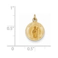 thumbnail image 2 of 14k Yellow Gold Saint Patrick Medal Charm, 2 of 3