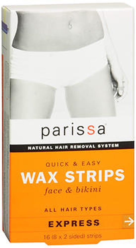 Parissa Quick & Easy Wax Strips, Face & Bikini - 16 each