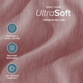 thumbnail image 3 of Bare Home Down Alternative Comforter Set - 3-Pieces - All Seasons - King, Heather Rosewood, 3 of 8