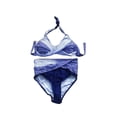 thumbnail image 5 of DOPI Women's Fashion Sexy Summer Bikini Split Beach Two Piece Women's Swimsuit, 5 of 6