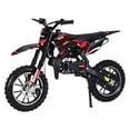thumbnail image 2 of SUSUchens Kids Dirt Bike, 49cc 2-Stroke Off-Road Mini Motorcycle for Children, Gas Powered Motocross Bike with Off-Rode Tire, Front Rear Disc Brakes, Shock Absorption, Up to 25 Mph, 2 of 8