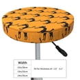 thumbnail image 4 of Round Bar Stool Seat Covers, funny halloween cat Elastic Round Chair Cover Stool Seat Slipcover Bar Stool Cushions Round Pad for 12-14 inch, 4 of 7