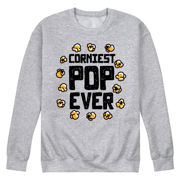 Instant Message - Corniest Pop Ever  - Men's Crew Neck Fleece Pullover