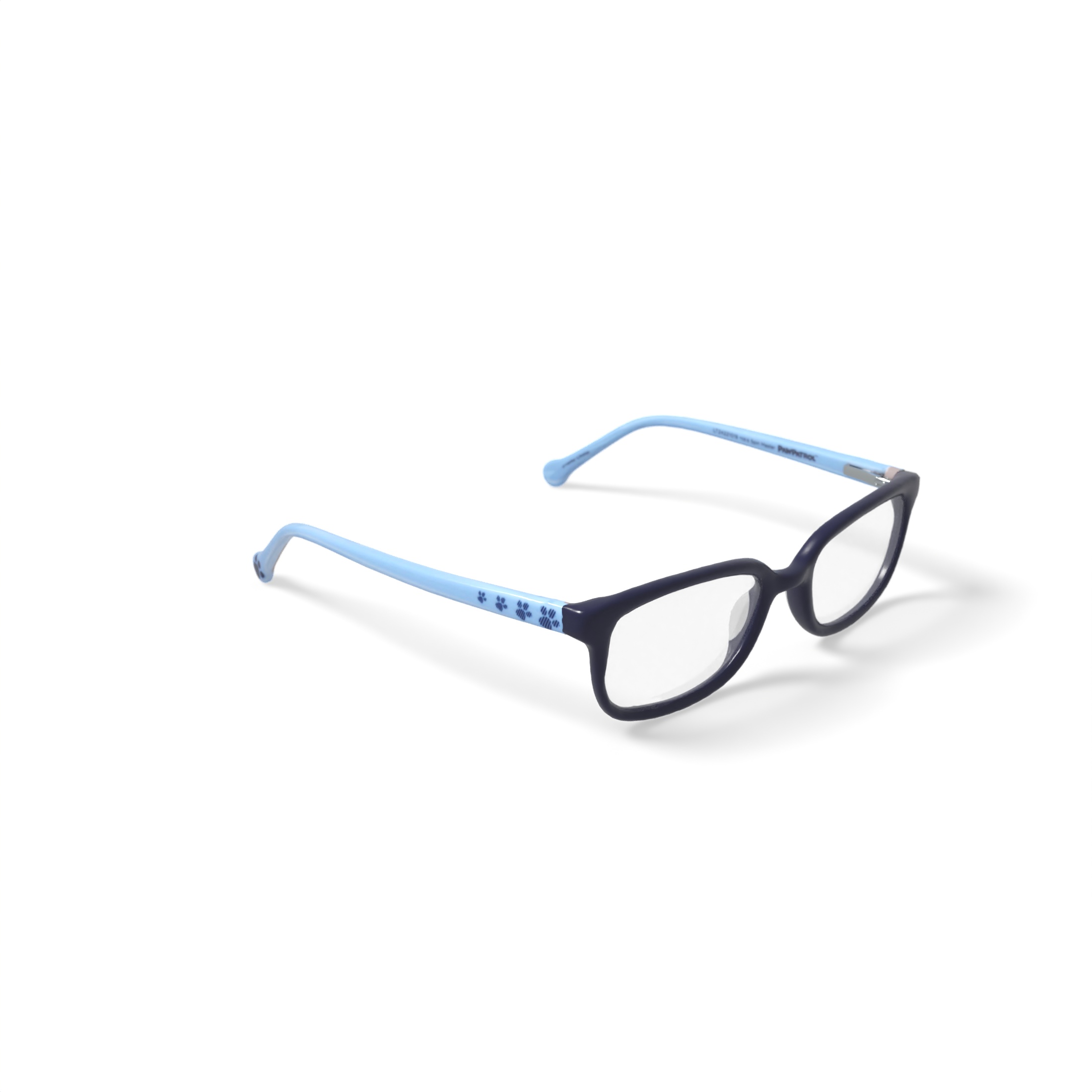 Paw Patrol Youth YB NIC PP09 Rectangular Prescription Eyeglasses with Case, Blue
