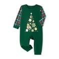 thumbnail image 3 of EYIIYE Family Matching Christmas Pajamas, Baby Romper/Dog Clothes/Star Snowflake Ball Print Tops and Pants Sleepwear Set, 3 of 10