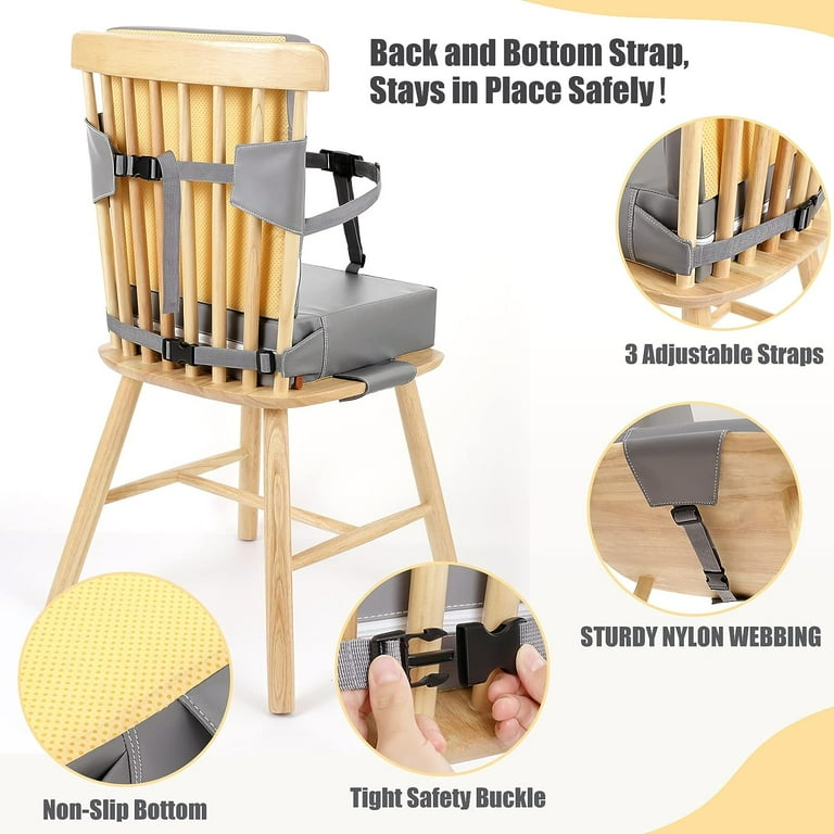 Toddler Booster Seat for Dining Table PU Anti Scratch Easy