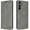 Grey, variant on QLTYPRI Case for Samsung Galaxy S25 Plus, Premium PU Leather Cover TPU Bumper with Card Holder Kickstand Hidden Magnetic Adsorption Shockproof Flip Wallet Case for Samsung Galaxy S25 Plus - Black