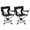 Black 2pack, variant on ARROWHEAD OUTDOOR KKS0320U  Degree Swivel Hunting Chair w/ Armrests, Camo Color for Camouflage Blinds,