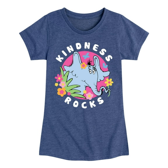 Horton Hears A Who - Kindness Rocks - Toddler & Youth Girls Short Sleeve Graphic T-Shirt