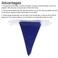 thumbnail image 4 of 1 Pcs 50 Feet Blue Pennant Banner Flags String Triangle Hanging for Festive, Wedding, Birthday Party Decorations, 4 of 6