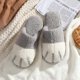 thumbnail image 2 of Cute Animal Slippers Women Soft Plush Cat Paw Slippers with Comfortable Memory Foam Slip-on Indoor Outdoor Slippers Creative Gifts for Women Men, 2 of 4