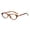 Amber Clear, variant on Retro Mini Oval Cat Eye Sunglasses UV400 Protection Women PC Frame Shades