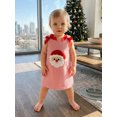 thumbnail image 2 of Toddler Baby Girl Christmas Dress Santa Claus/Gingerbread/Merry Dress Fall Clothes, 2 of 7