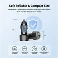 thumbnail image 3 of For Nokia G400 5G N1530DL 18W Car Charger PD + 2.4A USB with 4ft C to C cable, 3 of 6