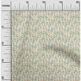 thumbnail image 2 of oneOone Cotton Poplin Twill Yellow Fabric Asian Batik Floral Craft Projects Decor Fabric Printed By The Yard 56 Inch Wide, 2 of 4