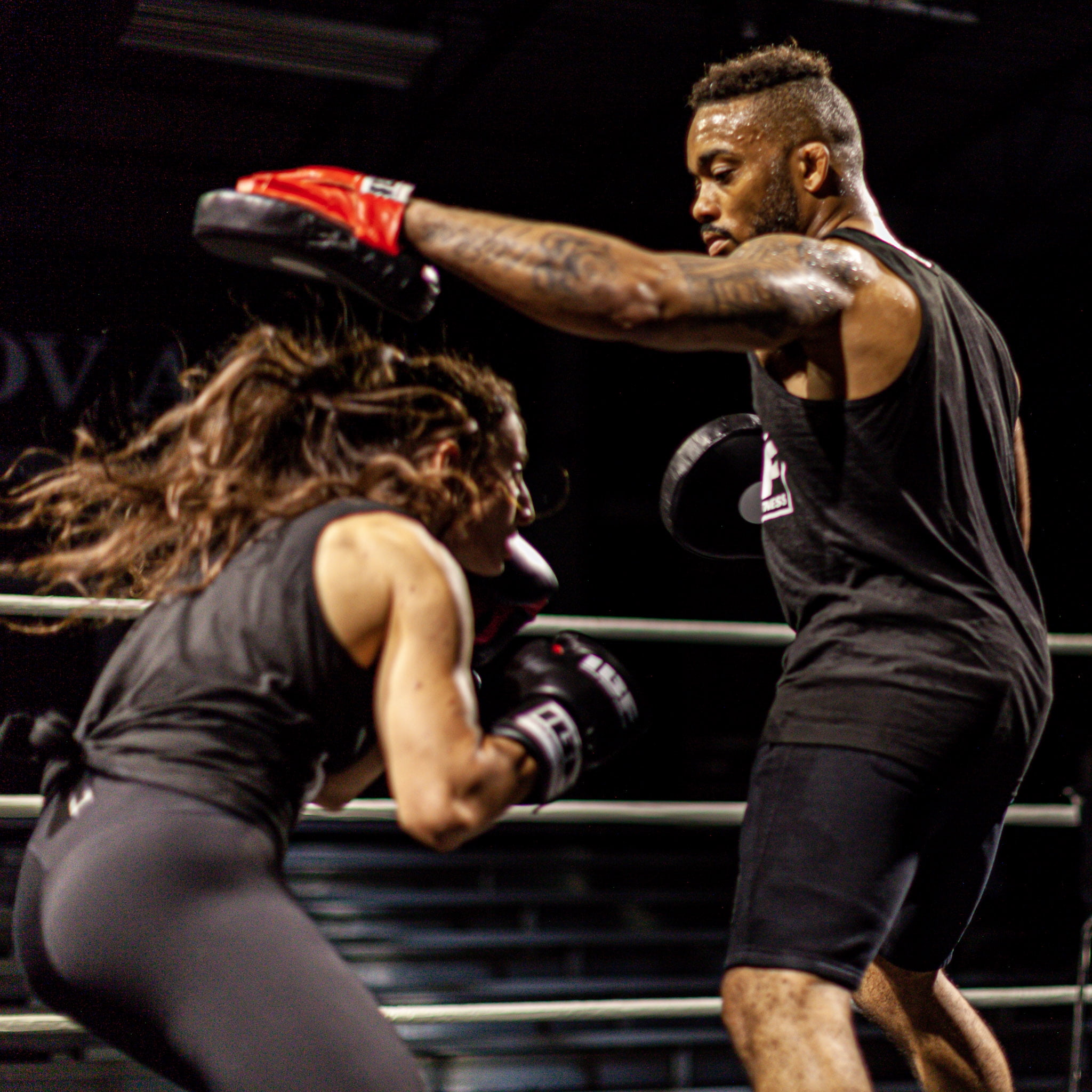 Iron Body Fitness Boxing Training Focus Pads - Pro Short