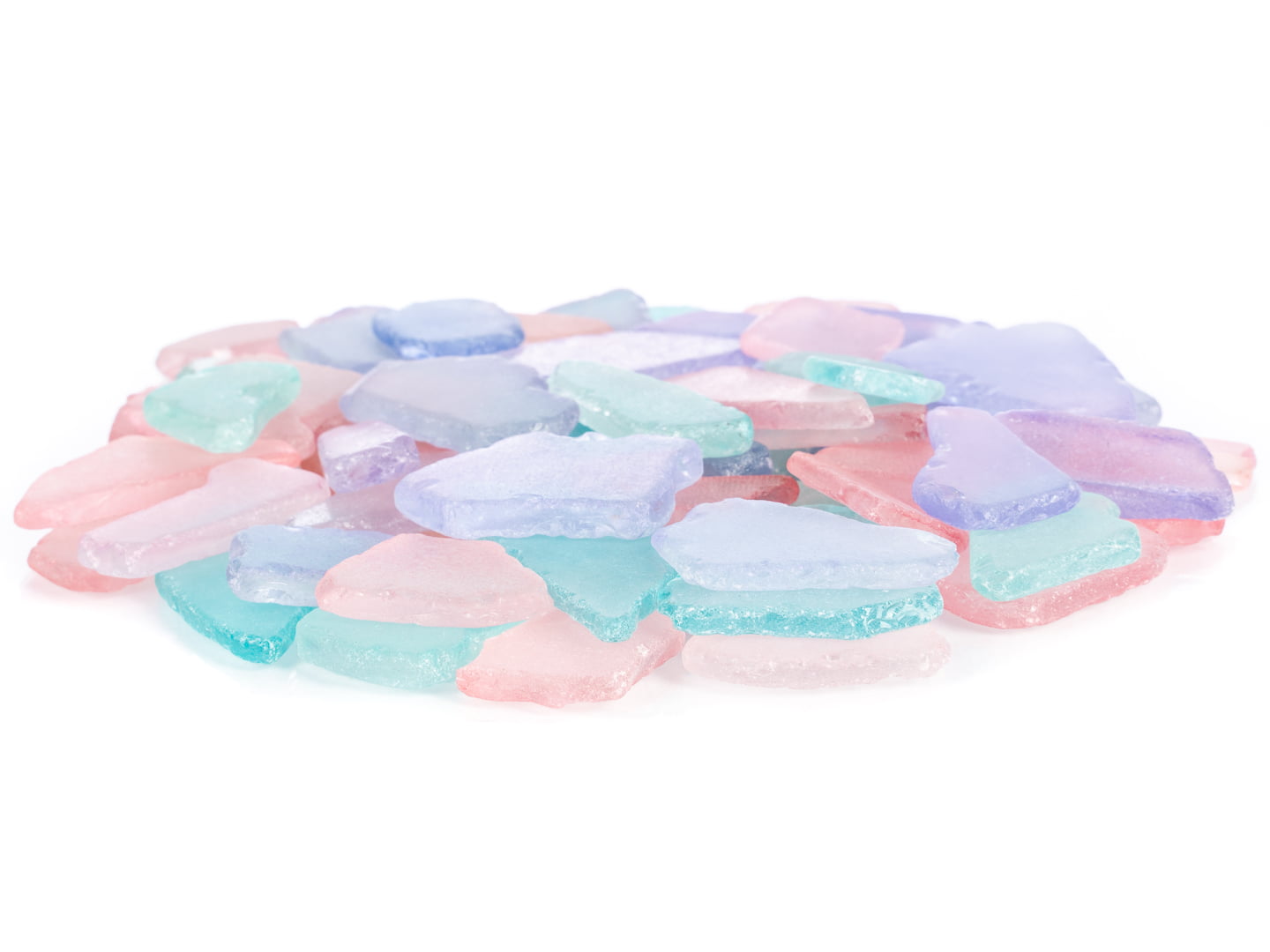 Sea Glass 11 Ounces Pink Lavender and Aqua Mix Sea Glass - Bulk Seaglass  Pieces for Beach Decor & Crafts