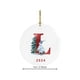 thumbnail image 2 of Coche Decoraciones de Navidad 2025 Nuevo 26 Carta de Navidad Muñeco de Nieve Colgante de Navidad - Colgante de Coche de Acrílico Santa Navidad Muñeco de Nieve Decoraciones, 2 of 5