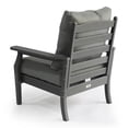 thumbnail image 5 of LuXeo Aspen 3 Piece Plastic Set Deep Seating Chair with End Table in Gray, 5 of 12