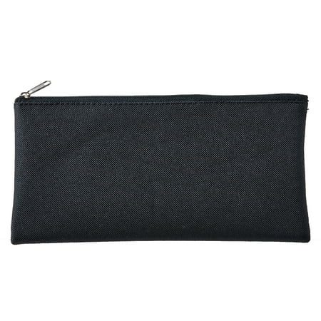 Pen + Gear Cloth Zipper Pencil Pouch, Pencil Case, Black, 8.75" x 4.25"
